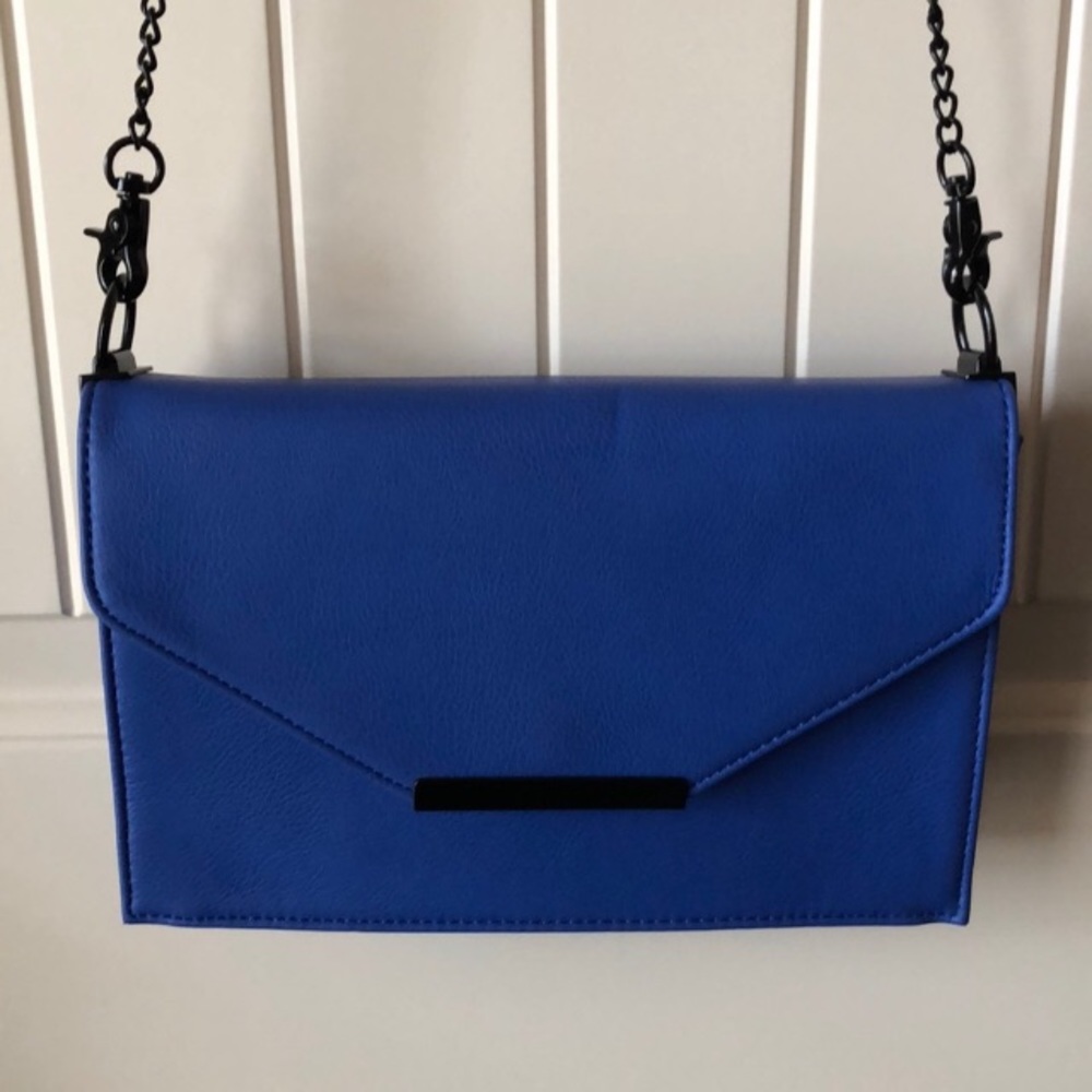 Blue convertible purse